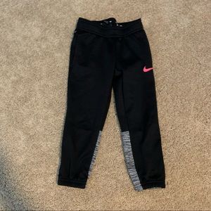 Nike jogger style sweatpants. Size 4